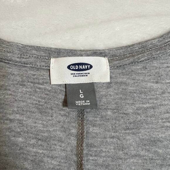 Old Navy Scoop Neck High Low Hem Tank Top Size Large Casual Stretch Lightweight - Picture 4 of 7
